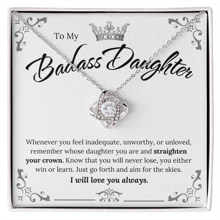 Rising Phoenix Silver Necklace Badass Bonus Daughter Gift